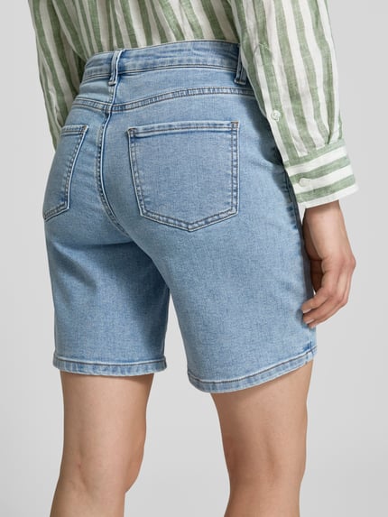 FREE/QUENT Regular Fit Jeansshorts mit Eingrifftaschen Modell 'Jane' Jeansblau 3
