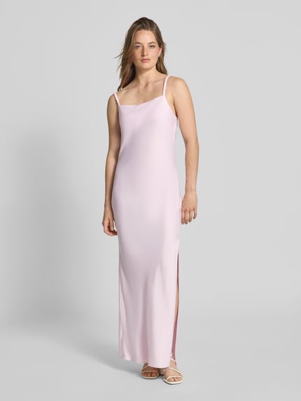 LeGer Maxikleid mit Wasserfall-Ausschnitt Modell 'Antonie' Hellrosa 4