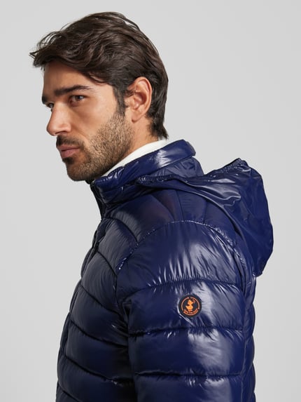 Save The Duck Steppjacke mit Zweiwege-Reißverschluss Modell 'Holden' Marine 3