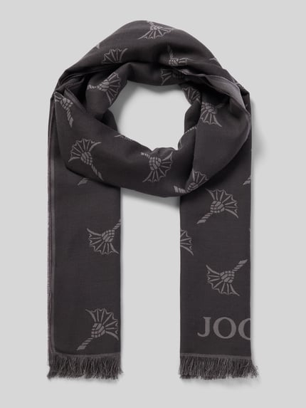 JOOP! COLLECTION Schal aus Modal-Mix mit Woll-Anteil Modell 'FERIS' Mittelgrau 1