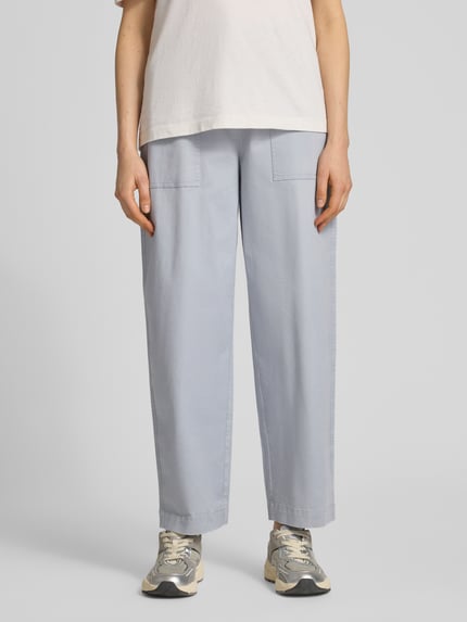 Marc O'Polo barrel fit broek van katoenmix Lichtblauw - 4