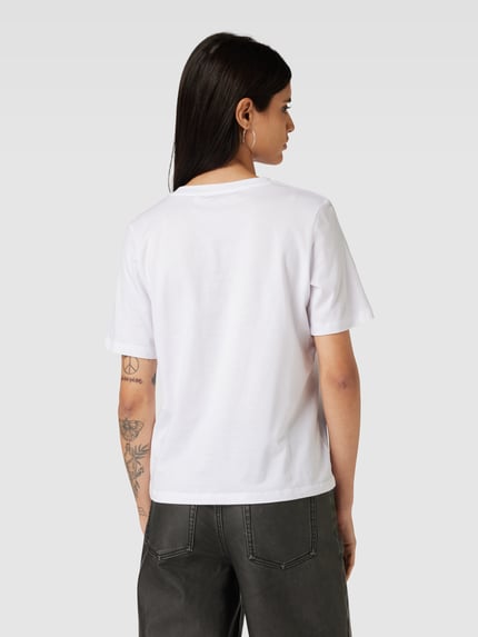 ONLY T-shirt met ronde hals Wit - 5