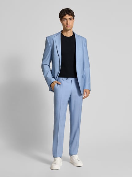 Emporio Armani Strickpullover mit gerippten Abschlüssen Marine 1