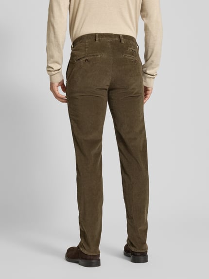 Brax Slim Fit Cordhose mit Gesäßtaschen Modell 'Fabio' Taupe 5