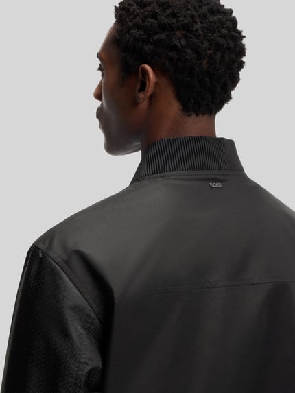 BOSS relaxed fit blouson model 'H-COVER' Zwart - 6