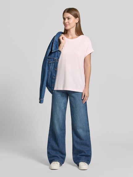 ARMEDANGELS Loose Fit T-Shirt aus reiner Baumwolle Modell 'IDAARA' Rosa 1