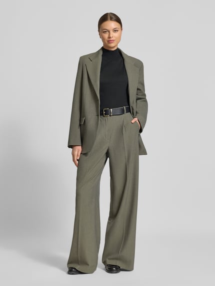 BOSS Regular Fit slipover van zuivere scheerwol model 'FIPINI' Zwart - 1