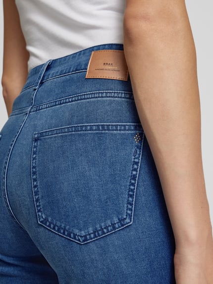 Brax Slim Fit Jeans mit Eingrifftaschen Modell 'Shakira' Marine 3