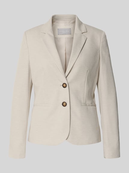 Żakiet o kroju regular fit z kołnierzem z połami Shop The Look MANNEQUINE