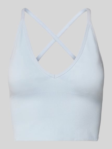 Top krótki z krzyżującymi się ramiączkami Shop The Look MANNEQUINE