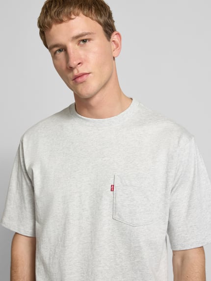 Levi's® Relaxed Fit T-Shirt aus reiner Baumwolle Hellgrau 3
