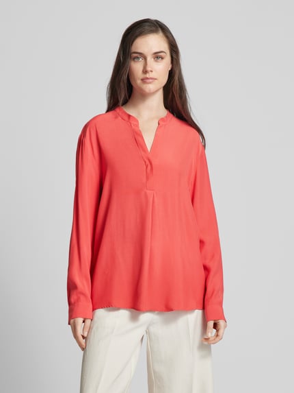 Seidensticker Bluse mit Tunikakragen Rosa 4