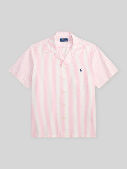 Polo Ralph Lauren Relaxed Fit Freizeithemd aus reiner Baumwolle Pink 2
