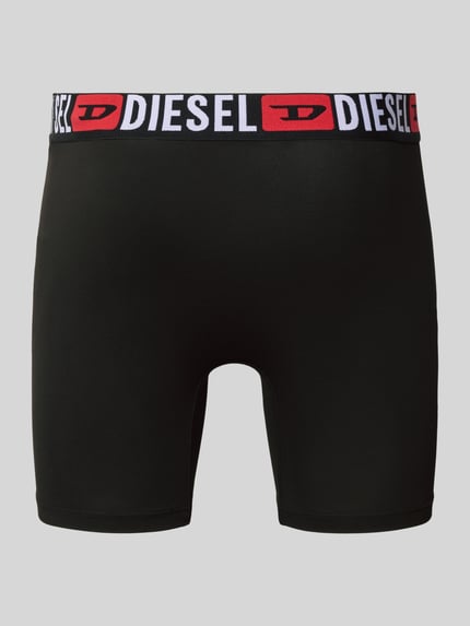 Diesel Trunks mit Logo-Stitching Modell 'Max' im 3er-Pack Black 3