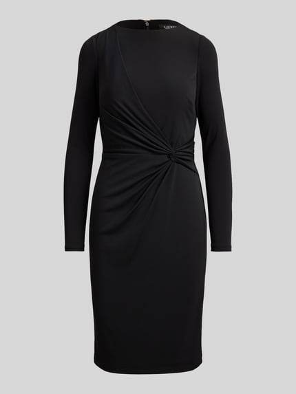 Lauren Ralph Lauren Figurbetontes Etuikleid mit Knoten-Detail BLACK 2