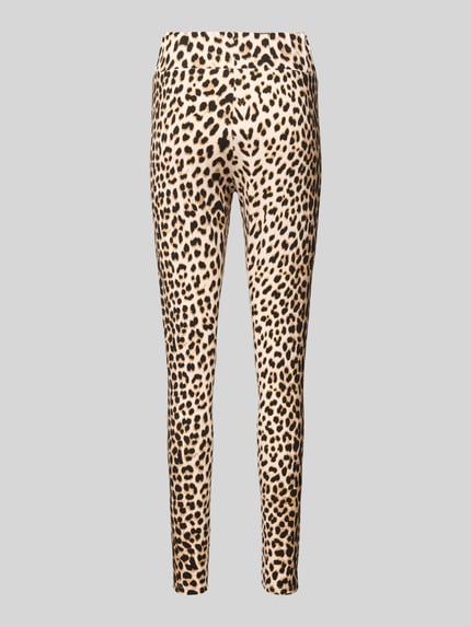 OH APRIL Super skinny fit legging met brede band, model 'Rita' Camel - 3
