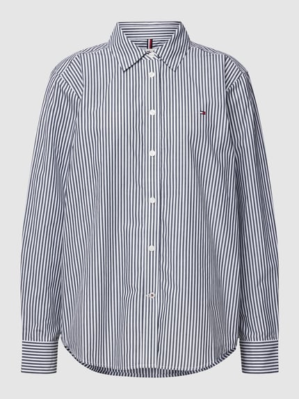 Tommy Hilfiger Hemdbluse mit Streifenmuster Marine 2