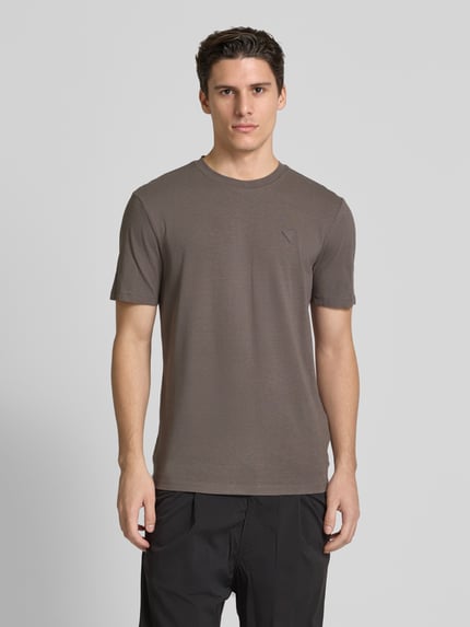GUESS Activewear T-Shirt mit Rundhalsausschnitt Modell 'HEDLEY' Anthrazit 4