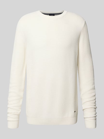 JOOP! COLLECTION Strickpullover mit Rundhalsausschnitt Beige 2