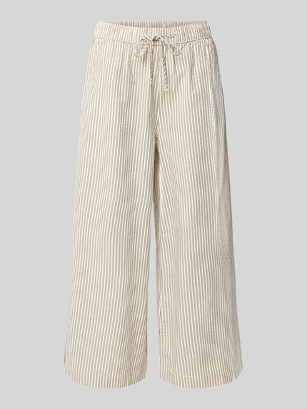 Culoty o kroju regular fit z czystej bawełny Shop The Look MANNEQUINE
