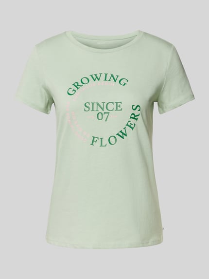 Tom Tailor Denim Regular Fit T-Shirt aus reine Baumwolle Schilf 2