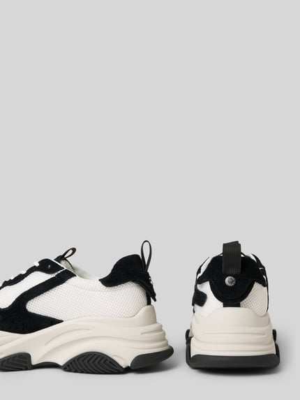 Steve Madden Sneakers van mix van leer en textiel model 'Possess-H2' Zwart - 2
