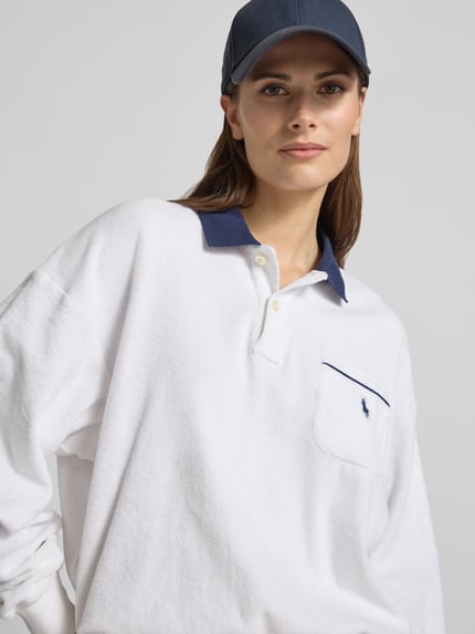 Polo Ralph Lauren Regular Fit Poloshirt aus Baumwoll-Mix Weiss 3