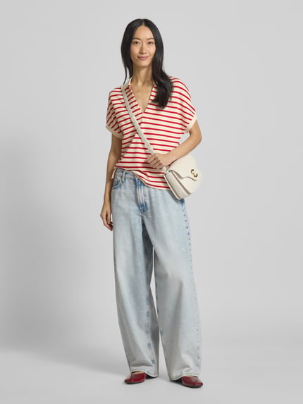 Tommy Hilfiger Relaxed fit T-shirt van lyocellmix Rood - 1