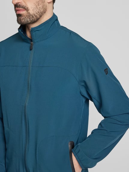 JOY Bluza rozpinana z zamkiem błyskawicznym model ‘MASSIMO’ Petrol 3