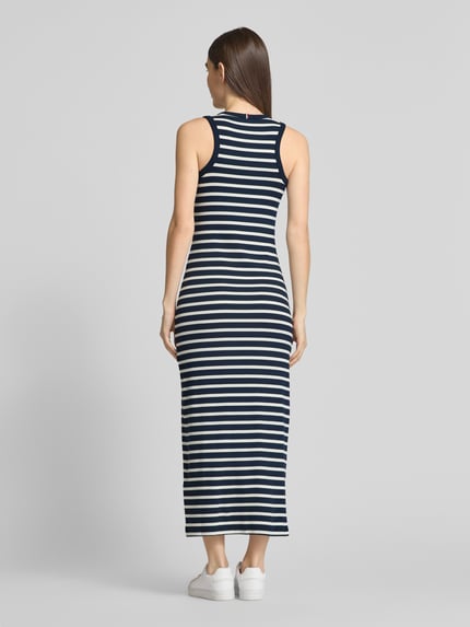 Tommy Hilfiger Maxikleid ohne Ärmel Marine 5