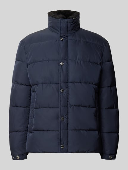 JOOP! COLLECTION Steppjacke mit hohem Stehkragen Modell 'Newton' Dunkelblau 1
