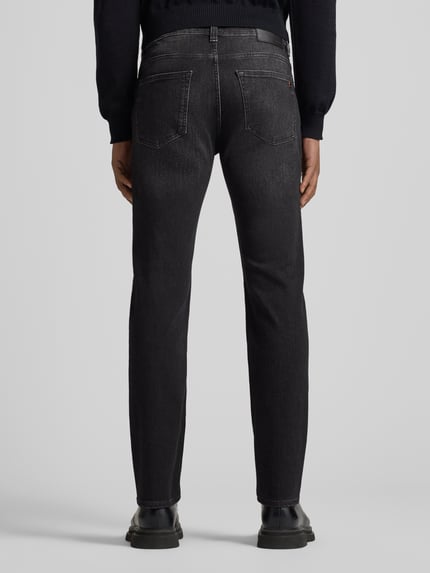 BOSS Orange Slim fit jeans van katoenmix model 'DELAWARE BO S.ELECTION Antraciet - 5