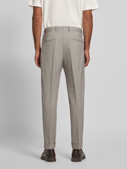 Strellson Regular Fit Anzughose mit Woll-Anteil Modell 'LUIS' Beige 5