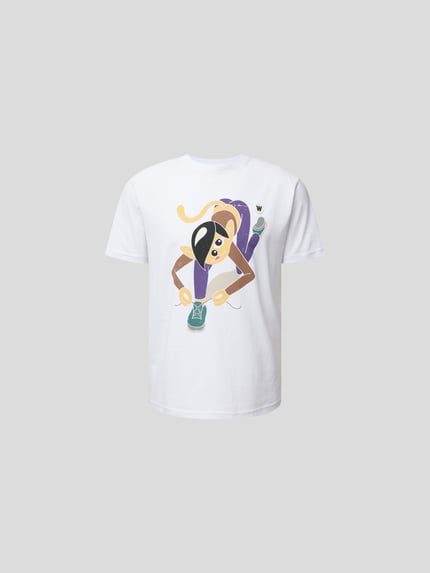 T-shirt z nadrukiem z motywem Shop The Look MANNEQUINE