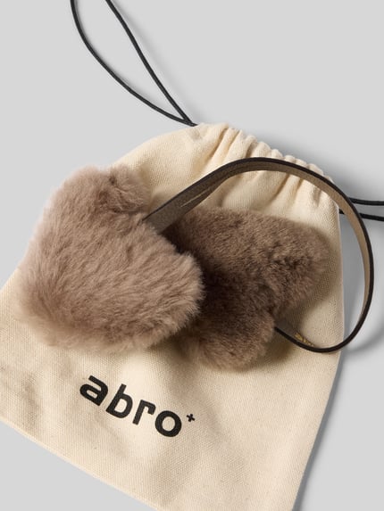Abro Anhänger mit Logo-Print Schlamm 3