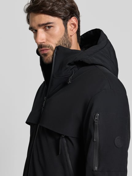 Luhta Jacke mit Kapuze Modell 'HUKKALA' Black 3
