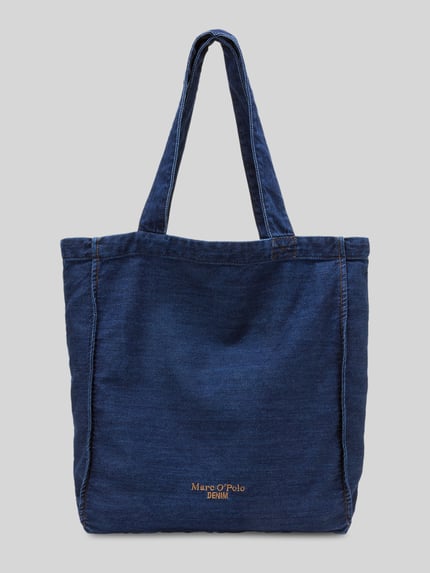 Marc O'Polo DENIM Henkeltasche aus Baumwoll-Lyocell-Mix Jeansblau 2