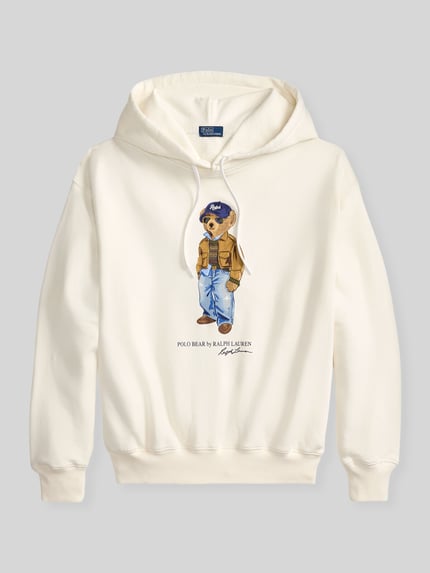 Polo Ralph Lauren Comfort Fit Hoodie aus Baumwoll-Mix Offwhite 2