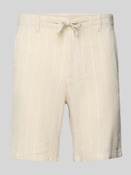 JACK & JONES Regular Fit Shorts mit Tunnelzug Modell 'MYKONOS' Offwhite 2