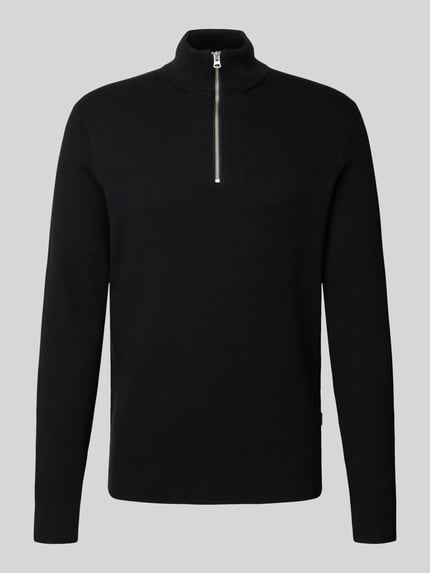 ONLY & SONS Regular fit schipperstrui van katoenmix model 'PHIL' Zwart - 2