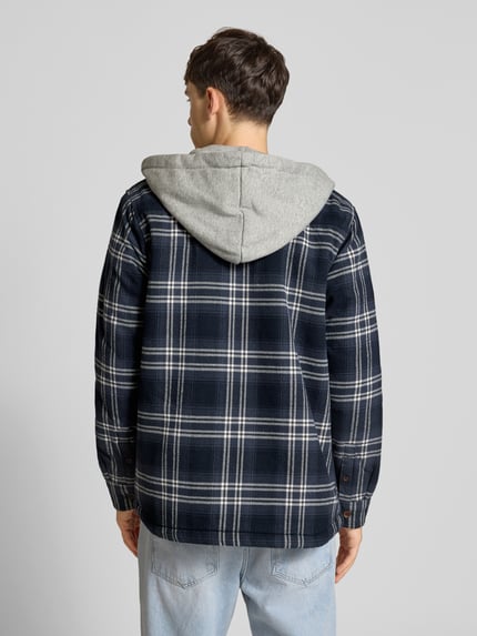 Superdry Regular Fit Hemdjacke mit Brusttaschen Marine 5