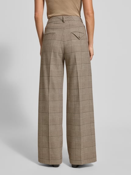 SEDUCTIVE Broek met persplooien, model 'SHILOH' Beige - 5