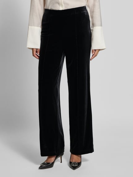 VERO MODA Relaxed Fit Samthose mit elastischem Bund Modell 'SHANNA' Black 4