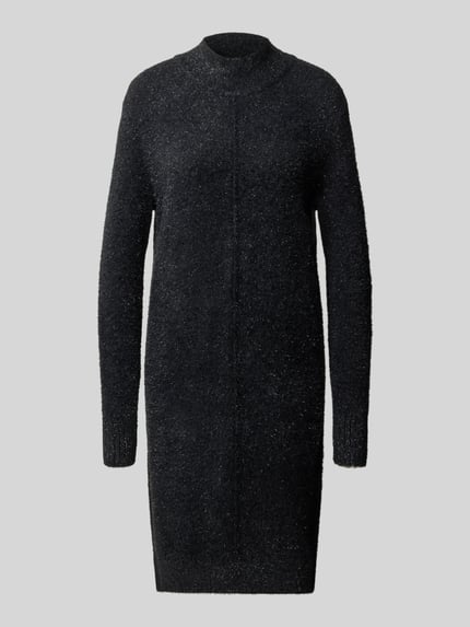 Christian Berg Woman Strickkleid mit Mock Neck Black 1