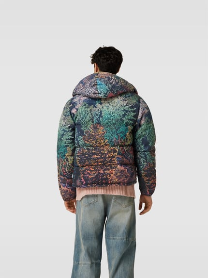 Billionaire Boys Club Kurtka puchowa z odpinanym kapturem Niebieski 5