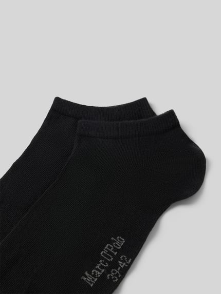 Marc O'Polo Sneakersocken mit Logo-Schriftzug im 2er-Pack Black 2