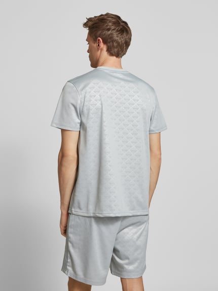 Sergio Tacchini T-Shirt mit Label-Stitching Hellgrau 5