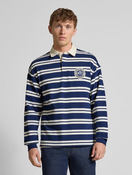 Tommy Hilfiger Relaxed Fit Poloshirt aus reiner Baumwolle Marine 4