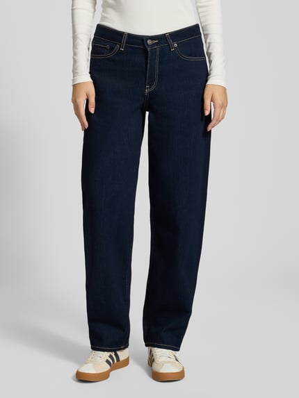 JJXX Wide Leg Jeans im 5-Pocket-Design Dunkelblau 4