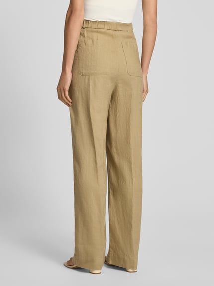 Tommy Hilfiger Tailored Fit Leinenhose aus Leinen-Lyocell-Mix Beige 5